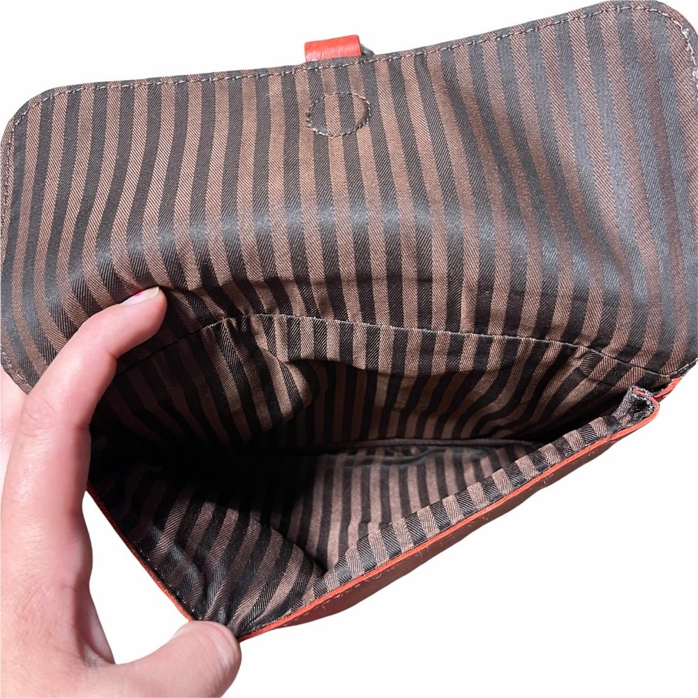 Jack Georges Red Voyager Wallet On A String X-Body - image 3